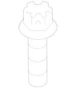 199901201 - Substructure: Hex. Head Screw W Flange for Mercedes-Benz Image