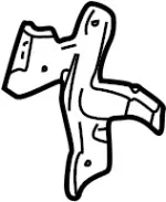 681700W000 - Body: Instrument Panel Center Bracket for Infiniti Image