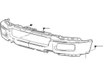 4L3Z17757EA - Body: Bumper for Ford: F-150 Image