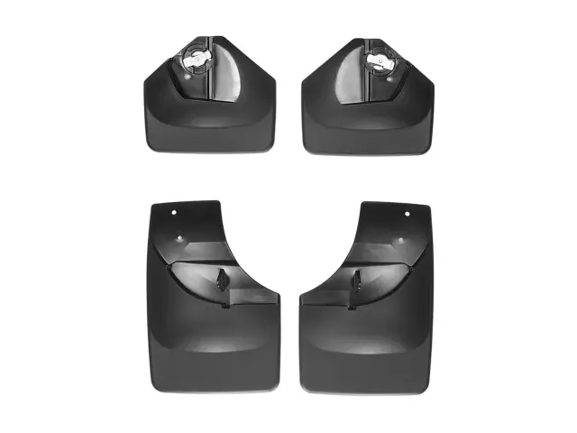 110051120051 - Accessories: Black MudFlap No-Drill DigitalFit® MudFlap Kit for WeatherTech Image
