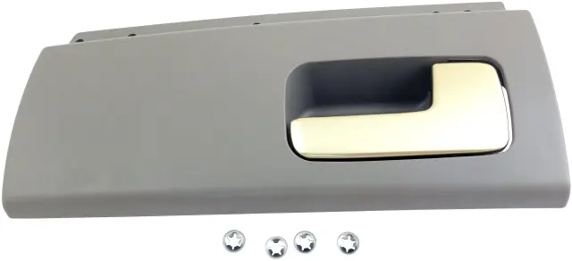 80481 - Body: Interior Door Handle Rear Right Kit Chrome Lever Gray Housing for Dorman Image