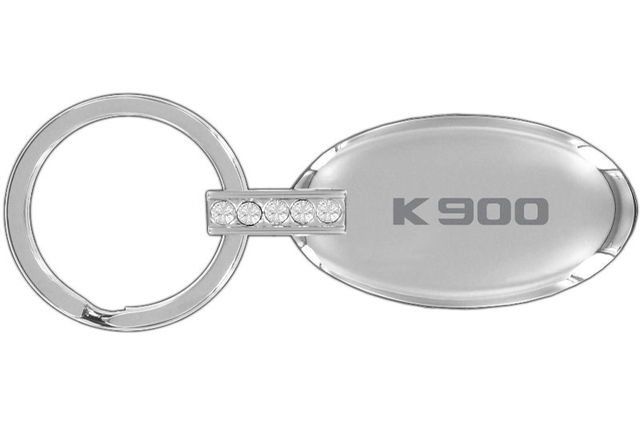 KH014AY741 - Merchandise: Key Chain, Oval W/ Crystal for Kia: K5, K900, Niro, Niro EV, Optima, Rio, Seltos Image