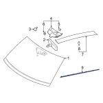 LB5Z7802501AB - Body: Retaining Strip for Ford Image