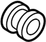 544454P000 - : Mount Insulator for INFINITI: G35 Image