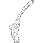 GN1Z7402588A - Body: Hinge Pillar Reinforced for Ford: EcoSport Image