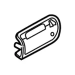 9A8Z7406256AA - Body: Bezel for Ford: Explorer, Flex, Police Interceptor Utility Image