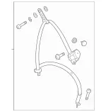 21286006868P19 - Body: Lap &amp; Shoulder Belt for Mercedes-Benz Image