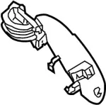 78830AM917 - Body: Fuel Door for Infiniti Image