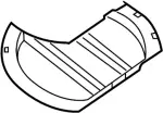 84961AR010 - Body: Cover for INFINITI: M45, Q45 Image