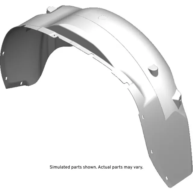 15938663 - : 2007-2014 GM - Rear Driver Side Wheelhouse Liner with Nut for GM Image