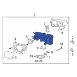 ML3Z17682GAPTM - Body: Mirror for Ford: F-150 Image