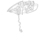 1678109101 - : Mirror Assembly for Mercedes-Benz: GLE 350, GLE 450, GLE 450 SUV, GLE 450e, GLE 53 AMG&amp;reg;, GLE 53 AMG&amp;reg; SUV, GLE 580, GLE 63 AMG&amp;reg; S, GLS 450, GLS 580, GLS 63 AMG&amp;reg; Image