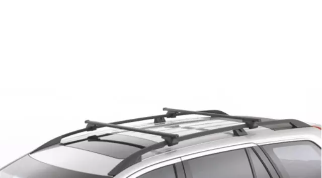 31428932 - Hauling: 2005-2016 Volvo Load Carrier Roof Rack Rails w/ Square Profile S40 XC70 XC90 for Volvo: S40, XC70, XC90 Image