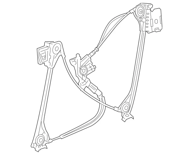 1727200346 - : Window Lifter for Mercedes-Benz: SLC300, SLC43 AMG, SLK250, SLK300, SLK350, SLK55 AMG Image