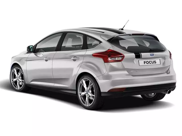 VGM5Z6320000D - Exterior: Offset Over-The-Top Stripe - Matte Black for FORD Image