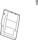 89600ZQ10A - Body: Seat Back Assembly for Infiniti Image