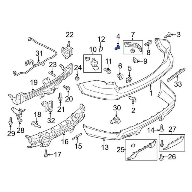 9L3Z-17626-B - Valance Panel 2009-2014 Ford F-150 | Ford Parts Direct