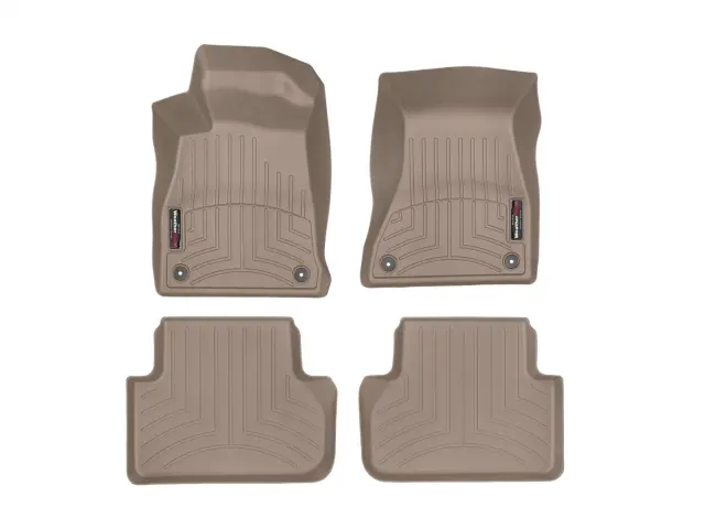 459371459073 - Accessories: Front &amp; Rear Tan FloorLiner™ DigitalFit® for WeatherTech Image