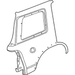 6L2Z7827841B - Body: Quarter Panel for Ford: Explorer Image