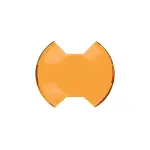 5211 - : SlimLite 8" LED - Light Shield - Driving - Amber for KC HiLiTES Image