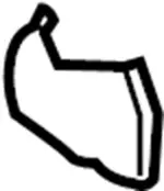 964207S063 - Body: Sun-visor Cover for Infiniti Image