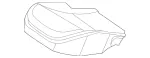 2239202307 - : Padding, Rear Seat Cushion for Mercedes-Benz Image