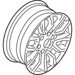 KB3Z1007C - Suspension: Wheel, Alloy for Ford Image