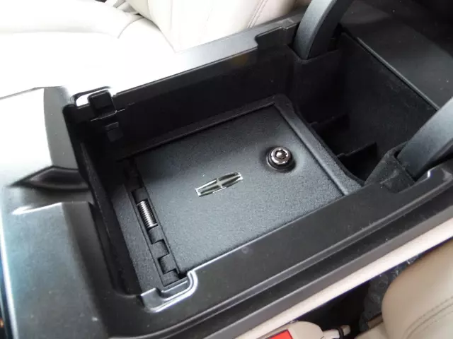 VG2GZ9906202A - Interior: Vehicle Safe By Console Vault for Lincoln: MKC, MKX, Nautilus Image