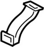 873D4EH05A - Body: Duct for INFINITI: M35, M45 Image