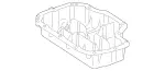 2780101728 - : Oil Pan, Lower Section for Mercedes-Benz Image