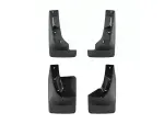 110146120146 - : Black MudFlap No-Drill DigitalFit® MudFlap Kit for WeatherTech Image