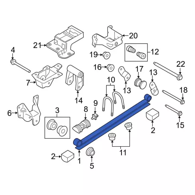 Spring Rear - Ford (CK4Z-5560-AH)