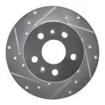 63174036L - : DFC Brake Rotor - Drilled and Slotted - Silver for DYNAMIC FRICTION Image