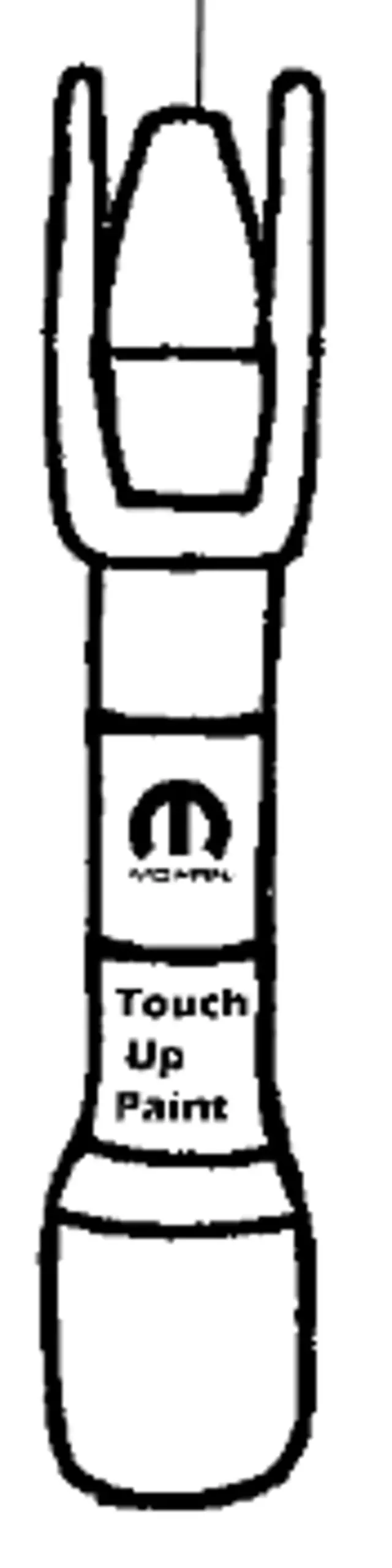 6103149AA - Mopar Accessories - Component Parts: Touch Up Brush Paint for Fiat: 124 Spider Image