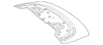2177500275 - Body: Top Cover for Mercedes-Benz Image