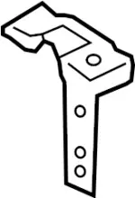 28071EH110 - Electrical: DVD Unit Rear Bracket for Infiniti Image