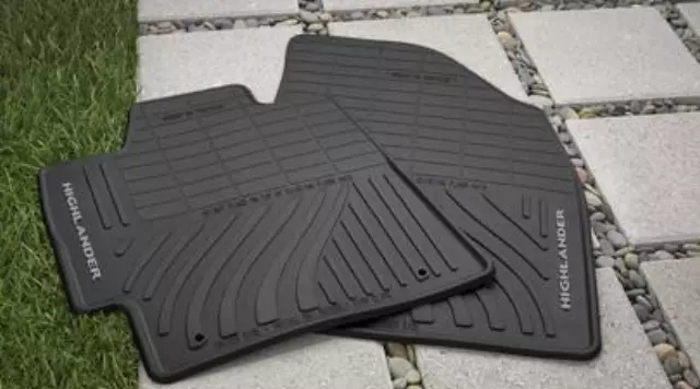 2008-2013 Toyota Front & Rear All Weather Floor Mats Highlander - Toyota (PT908-48G00-02)