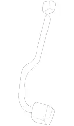 2208200715 - Front Doors: Electric Line for Mercedes-Benz: CL500, CL55 AMG, CL550, CL600, CL63 AMG, CL65 AMG, S430, S55 AMG Image