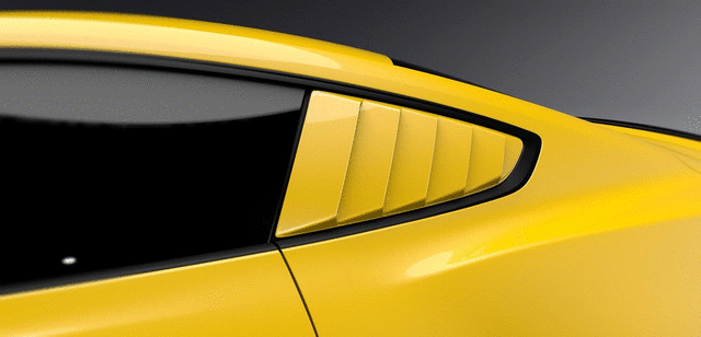 Louvers - Quarter Window - Matte Black - Ford (VJR3Z-63280B10-A)