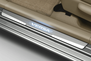 999M14U004 - : Door Sill Kick Plates, Aluminum, Rear for Nissan Image