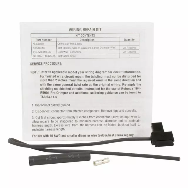 3U2Z14S411DXAB - : Wire Assembly for Ford Image
