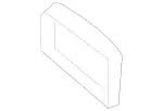 90669501307J69 - : Storage Box Bezel for Mercedes-Benz Image
