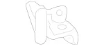 2107302637 - Body: Lower Hinge for Mercedes-Benz Image