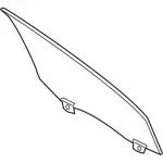 KB3Z2121411B - : 2019-2023 Ford Ranger - Door Glass for Ford: Ranger Image