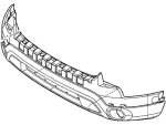 BB5Z17D957BBCP - : Bumper Assembly Front for Ford Image