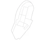 25192405377E94 - Body: Outer Cover for Mercedes-Benz Image