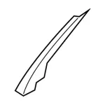 FB5Z7825505AA - Body: Rear Molding for Ford: Explorer, Police Interceptor Utility Image image