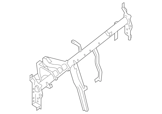 2046800855 - Front-End Assembly, Front Panel: Crossmember for Mercedes-Benz: C250, C300, C350, C63 AMG Image image