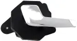 81671 - Body: Interior Door Handle - Rear Left - Chrome Lever for Dorman Image