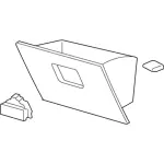 4L3Z1506024AAC - Body: Glove Box Assembly for Ford: F-150 | Lincoln: Mark LT Image